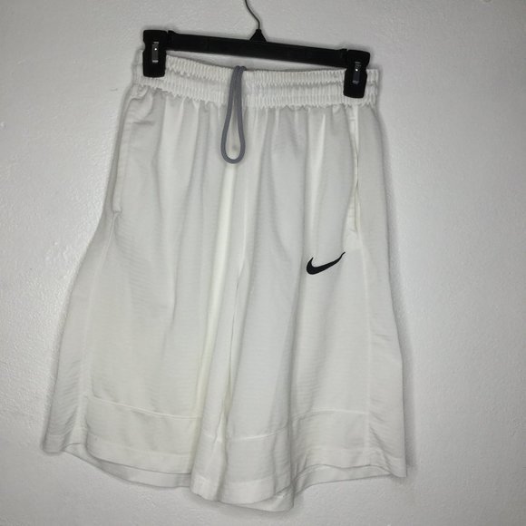 Nike Other - Nike Men's Shorts White Size Medium Drawstring Basketball Shorts